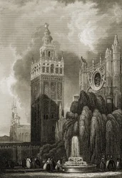 Der Giralda-Turm, Sevilla, Spanien